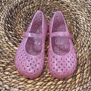 Pink with shimmer Jelly Sandals